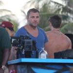 Miami, Christian Vieri assiste al torneo di beach volley per modelle02