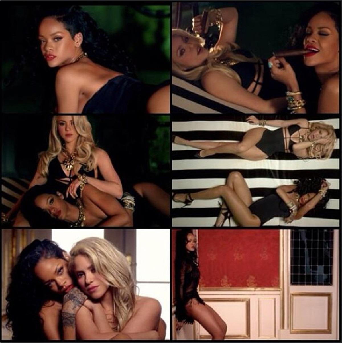 Rihanna e Shakira: su Twitter le foto di "Can't Remember to Forget You04