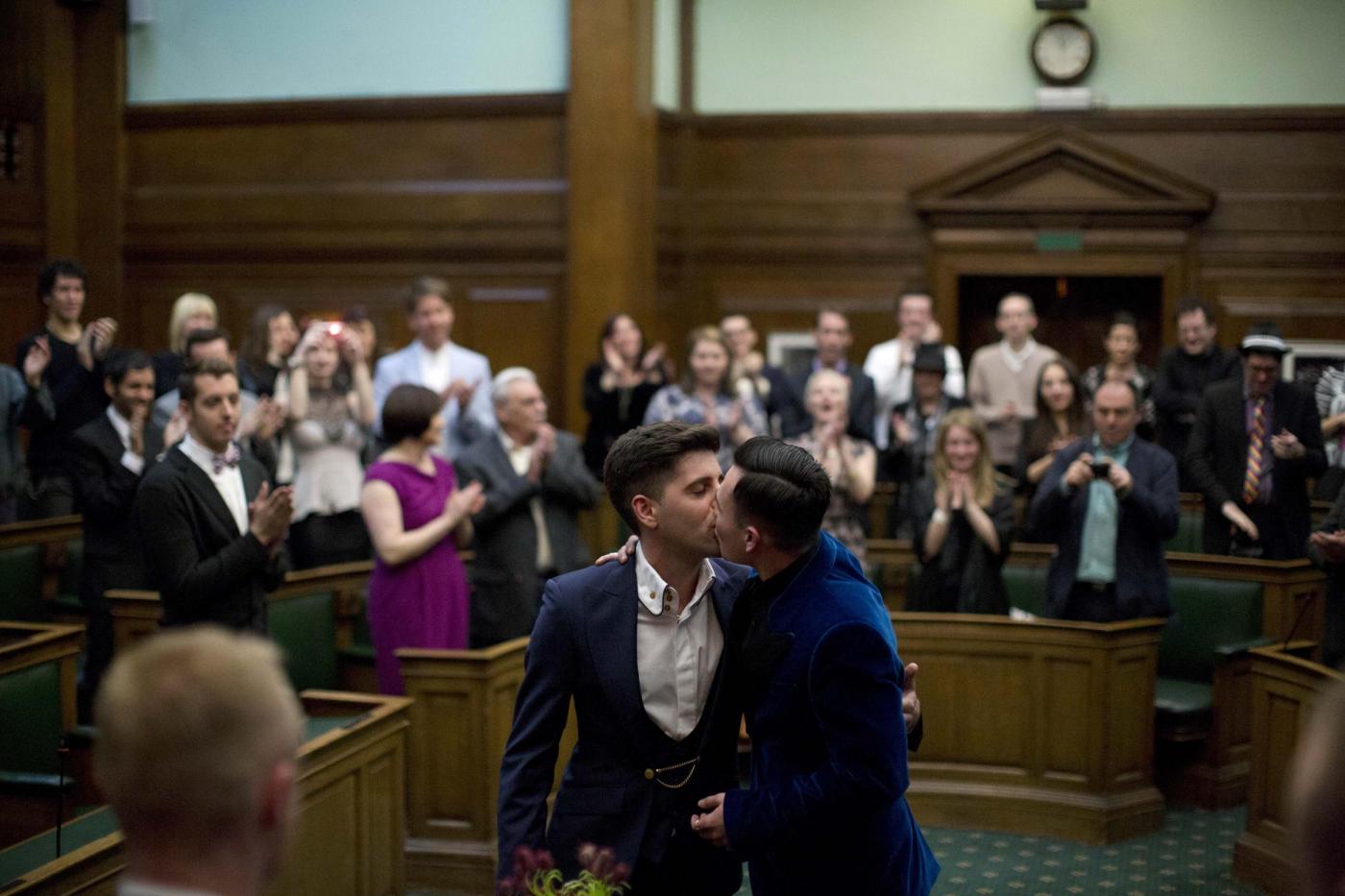 Gb, nozze gay legali le foto del primo matrimonio09