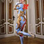 Germania, body painting in stile barocco07