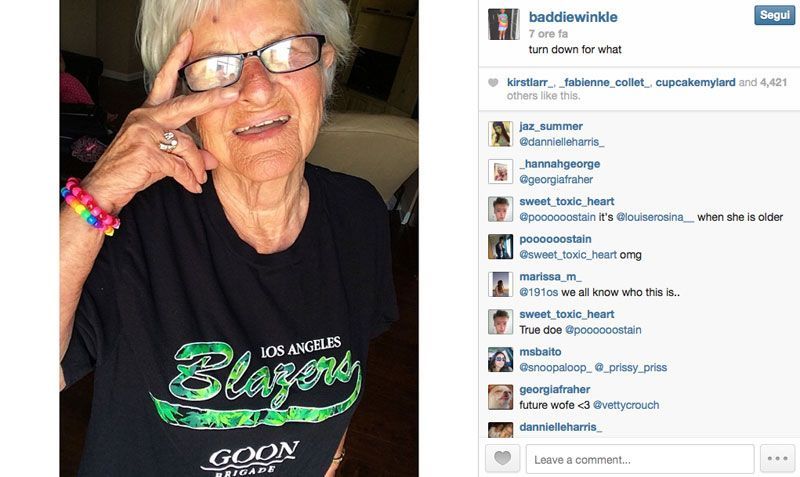 Baddie Winkle, la nonnina di 86 anni che ha 189mila followers su Instagram02