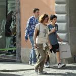 Chiara Giordano, shopping con i figli per l'ex moglie di Raoul Bova5