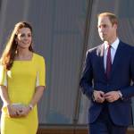 William, Kate e George in Australia il vestitino color canarino della Duchessa01