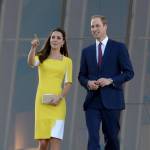 William, Kate e George in Australia il vestitino color canarino della Duchessa12