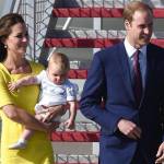 William, Kate e George in Australia il vestitino color canarino della Duchessa09