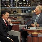 David Letterman e suo successore Stephen Colbert01