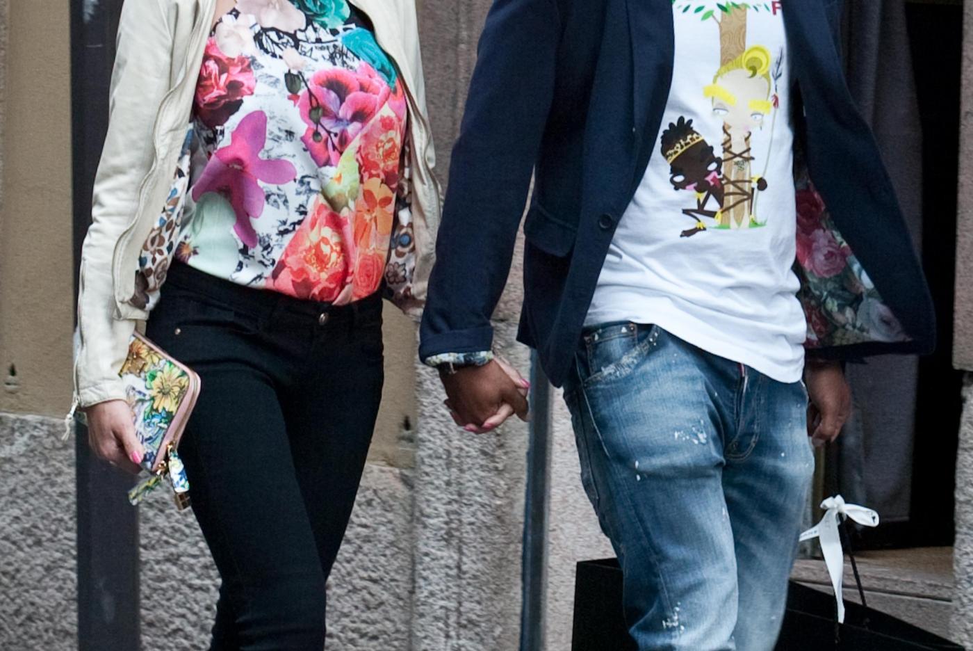 Jonathan Biabiany, shopping a Milano02