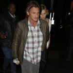 Sean Penn, Charlize Theron, cena in famiglia a Londra13