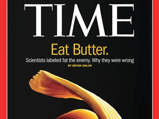 Time, rivoluzione burro: grassi non fanno male. Zuccheri veri nemici