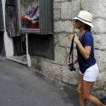 Eva Longoria in tubino di pelle nera al Taormina FilmFest 09