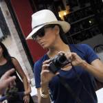 Eva Longoria in tubino di pelle nera al Taormina FilmFest 11