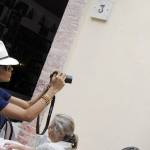 Eva Longoria in tubino di pelle nera al Taormina FilmFest 12