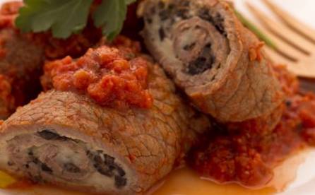 Ricette di carne: involtini veloci alla pizzaiola