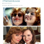 Thelma & Louise, il selfie 23 anni di Susan Sarandon e Geena Davis01