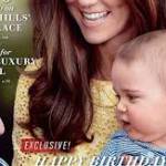 George compie 1 anno: la copertina di Vanity Fair con mamma Kate e papà William02
