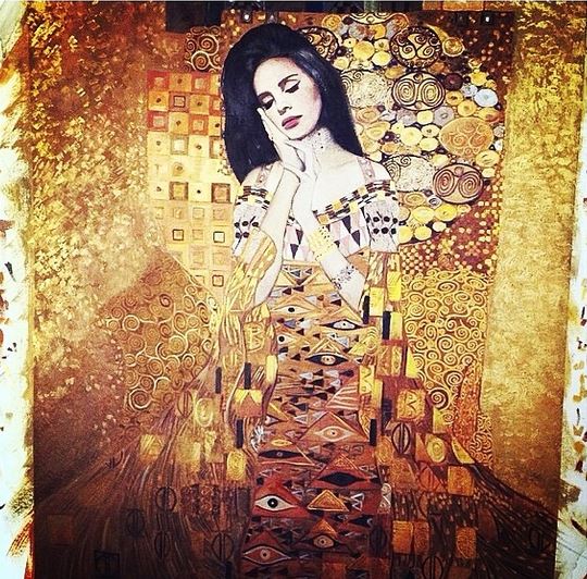 Lana Del Rey diventa un quadro di Klimt grazie a Mr. Brainwash (foto)