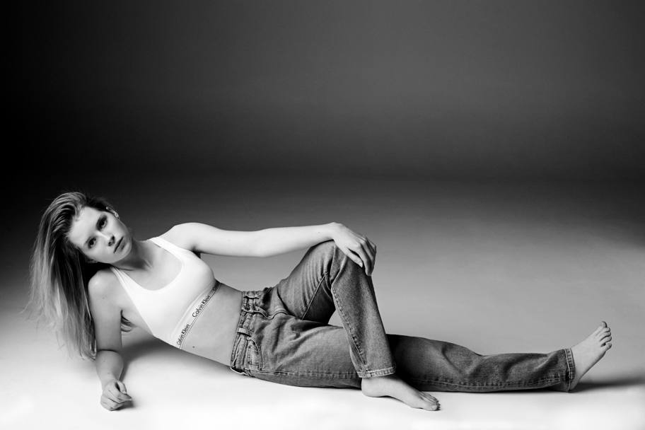 Lottie Moss, la sorella di Kate posa a 16 per Calvin Klein01
