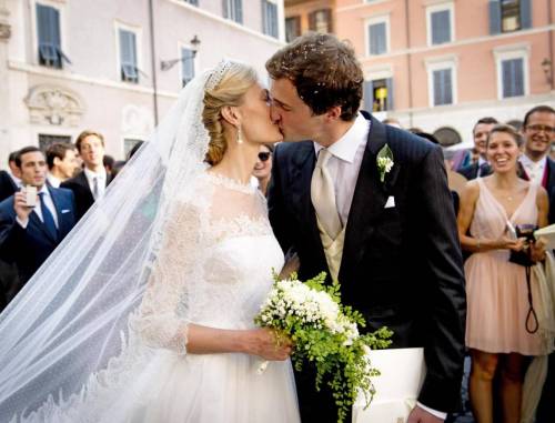 Amedeo principe del Belgio, matrimonio a Trastevere con Elisabetta Rosboch