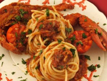 Ricette di pesce: spaghetti all'astice