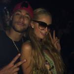 Neymar e Paris Hilton, insieme in una discoteca di Ibiza (foto)