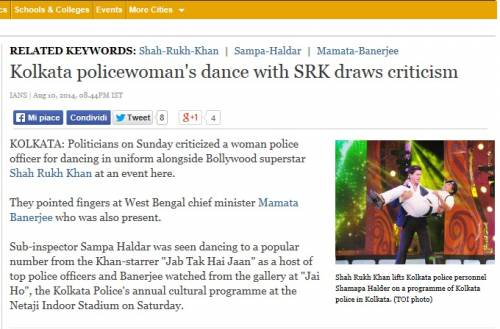 India, poliziotta balla con l'attore, ora è nei guai: "Disonorato divisa"