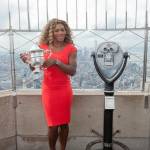 Serena Williams festeggia sull'Empire State Building09