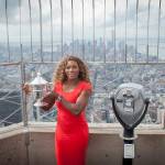 Serena Williams festeggia sull'Empire State Building03