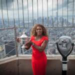 Serena Williams festeggia sull'Empire State Building02