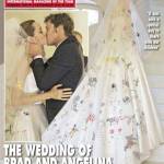 Angelina Jolie: le prime foto dell'abito di nozze
