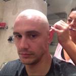 James Franco: capelli rasati a zero per esigenze di copione...(FOTO)