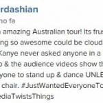 Kim Kardashian difende Kanye West dopo le polemiche sul concerto di Sidney