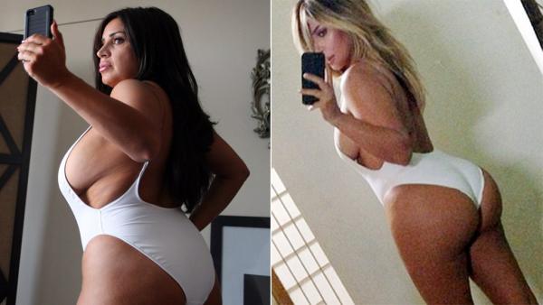 Kim Kardashian: sosia oversize la imita con scatti hot (foto)