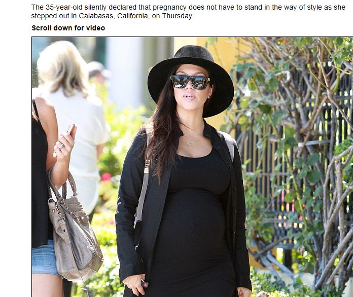 Kourtney Kardashian: mini dress super sexy anche in gravidanza (FOTO)