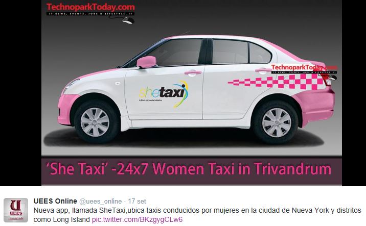 Pink Taxi: trasportano solo donne e da donne sono guidati (FOTO)