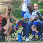 Heidi Klum e Seal insieme alla partita di calcio dei figli10