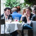 Claudia Galanti pranza a Milano con Tommaso Buti: con loro Raffaella Zardo FOTO16