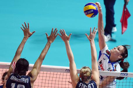 Mondiali volley femminile 2014: Italia batte Usa 3-0