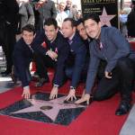 New Kids on the Block nella Walf of Fame di Hollywood Boulevard08