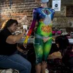 Body painting, i campionati: ad Atlanta arrivano gli alieni07