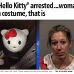 Usa, guidava ubriaca e vestita da Hello Kitty, arrestata