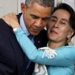 Obama incontra Aung San Suu Kyi. La leader birmana appare invecchiata e stanca07