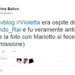 Caterina Balivo critica Violetta: "E' antipatica"