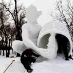 Festival ice art, le sculture di ghiaccio di Harbin in Cina FOTO03