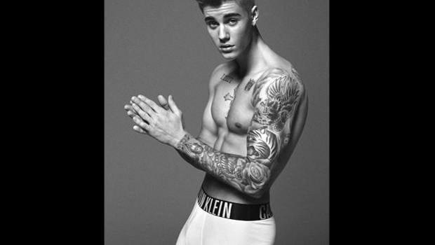 Justin Bieber modello per Calvin Klein FOTO