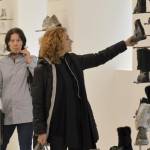Eva Grimaldi e Roberta Garzia shopping insieme06