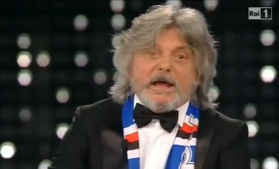 Sanremo, VIDEO Massimo Ferrero ospite al Festival