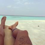 Belen Rodriguez sirenetta alle Maldive. FOTO del viaggio con Stefano De Martino 19