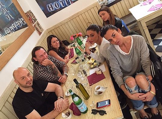 Belen Rodriguez, pranzo con Joe Bastianich FOTO