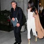 Geroge Clooney e Amal elegantissimi a New York05