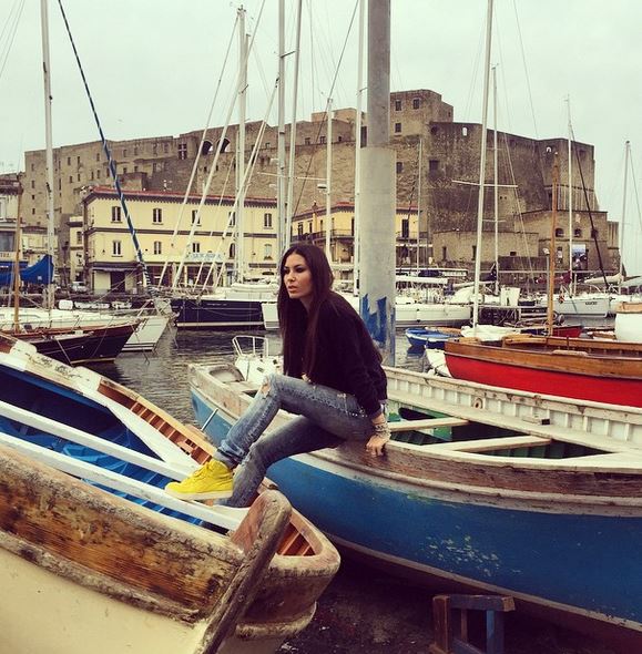 Elisabetta Gregoraci dietro quinte Made in Sud FOTO 4